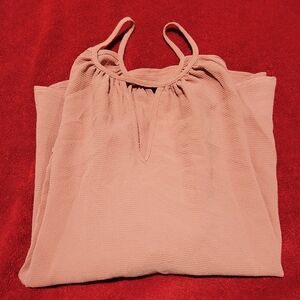 Active USA pink cold-shoulder top - L